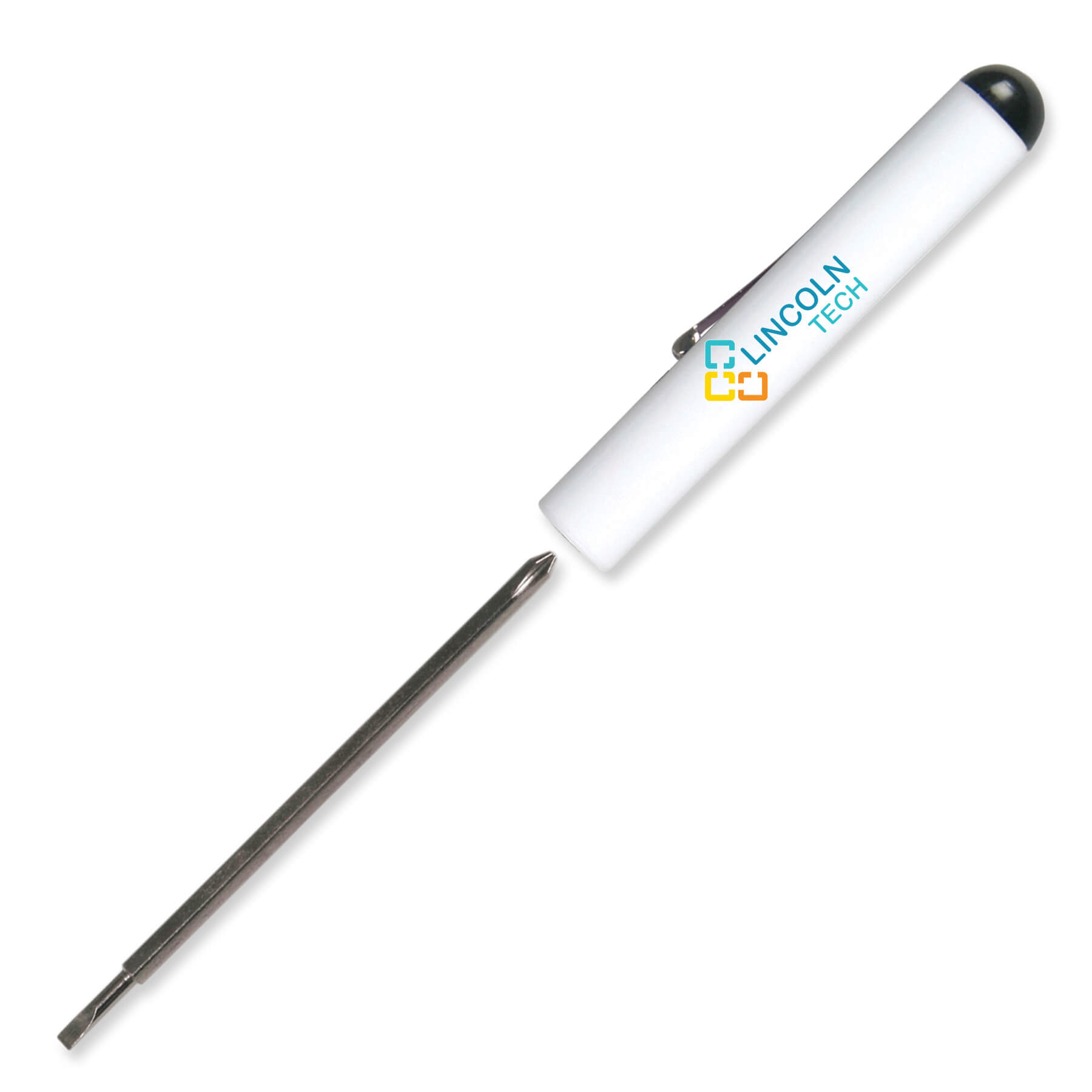 Pocket Screwdriver - Rev. 2.5mm Tech #0 Phillips Blade w/Button Top   